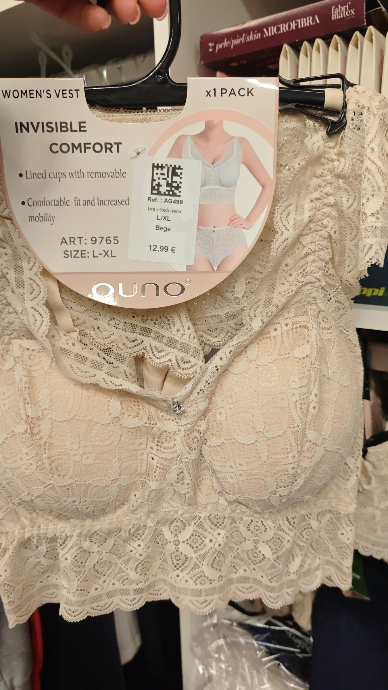Conjunto de cueca e soutien L//XL 